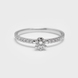White Gold Diamond Ring 220201121 from the manufacturer of jewelry LUNET JEWELERY at the price of $1 103 UAH: 1