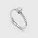 White Gold Diamond Ring 220201121 from the manufacturer of jewelry LUNET JEWELERY at the price of $1 103 UAH: 2