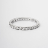 White Gold Diamond Wedding Ring 220971121 from the manufacturer of jewelry LUNET JEWELERY