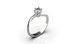 White Gold Diamond Ring 23901121 from the manufacturer of jewelry LUNET JEWELERY at the price of  UAH: 3
