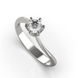 White Gold Diamond Ring 23901121 from the manufacturer of jewelry LUNET JEWELERY at the price of  UAH: 1