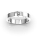 White Gold Diamond Wedding Ring 27861121 from the manufacturer of jewelry LUNET JEWELERY at the price of $485 UAH: 4