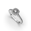 White Gold Diamond Ring 239351121