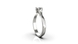 White Gold Diamond Ring 23681121 from the manufacturer of jewelry LUNET JEWELERY at the price of  UAH: 2