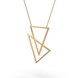 Red Gold Diamond Necklace 113482421