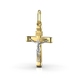 Хрестик «Дитячий» з комбінованого золота 11332200