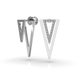 White Gold Diamond Earrings 316911121 from the manufacturer of jewelry LUNET JEWELERY at the price of $858 UAH: 9