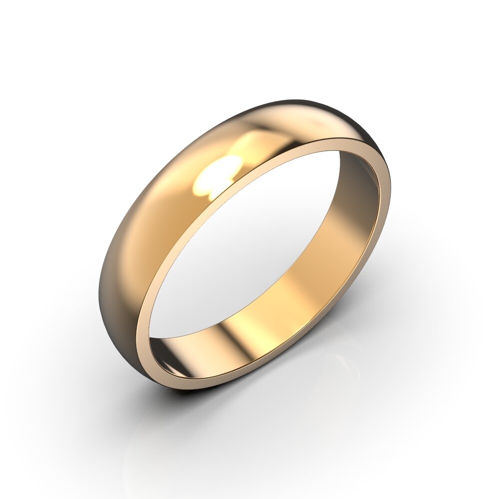 Red Gold Wedding Ring 210872400