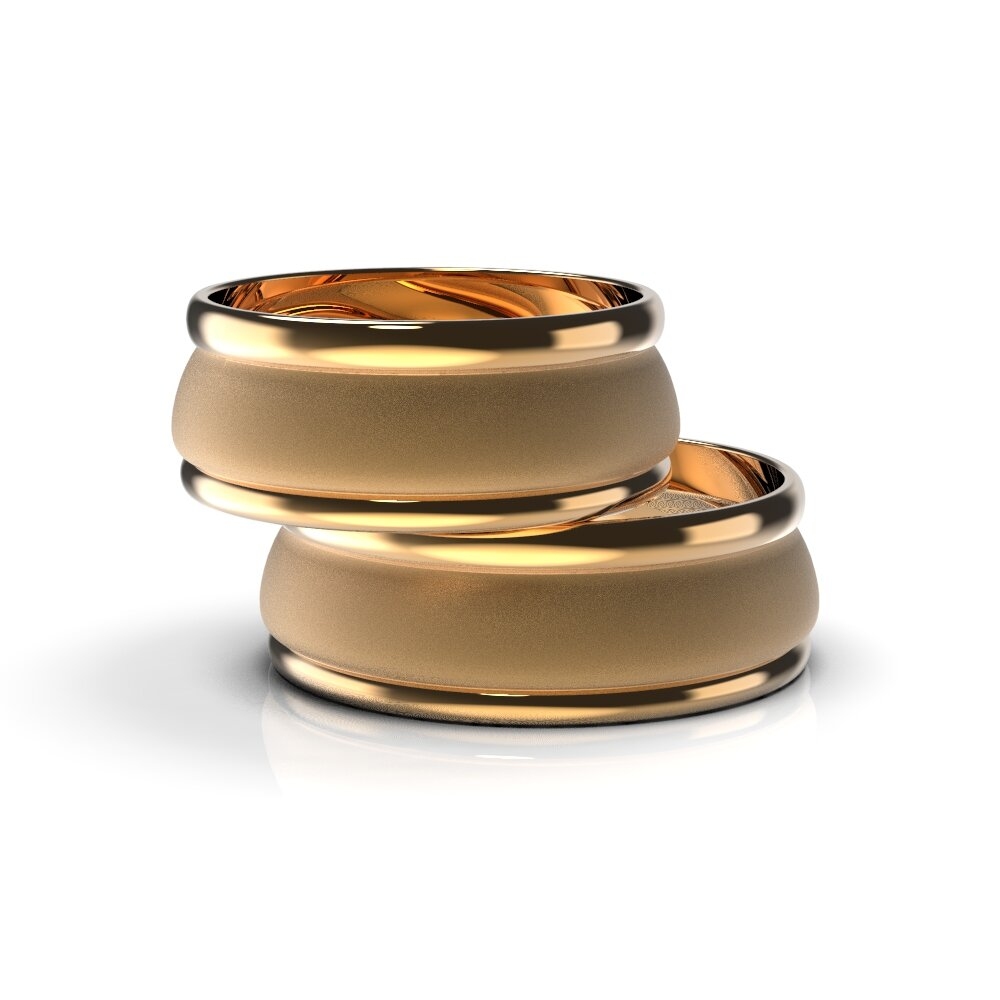 Red Gold Wedding Ring 210672400
