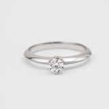 White Gold Diamond Ring 220431121 from the manufacturer of jewelry LUNET JEWELERY
