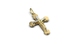 Хрестик "Дитячий" з комбінованого золота 11512400