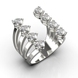 White Gold Diamonds Ring 24801121 from the manufacturer of jewelry LUNET JEWELERY at the price of  UAH: 3