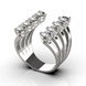 White Gold Diamonds Ring 24801121 from the manufacturer of jewelry LUNET JEWELERY at the price of  UAH: 1