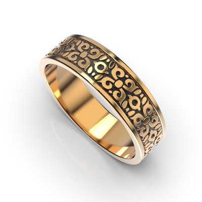 Обручальное кольцо с красного золота, без вставки 211862400 от производителя ювелирных украшений LUNET JEWELLERY по цене 8 506 грн грн.