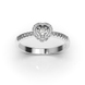 White Gold Diamonds Ring 25301121 from the manufacturer of jewelry LUNET JEWELERY at the price of $967 UAH: 8