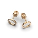 Red Gold Diamond Earrings 317132421
