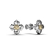 White&Yellow Gold Diamond Earrings 335221121 from the manufacturer of jewelry LUNET JEWELERY at the price of $490 UAH: 1