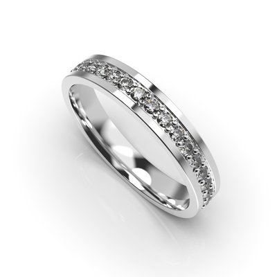White Gold Diamonds Ring 213711121 from the manufacturer of jewelry LUNET JEWELERY at the price of $692 UAH.