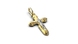 Хрестик "Дитячий" з комбінованого золота 11522400