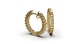 Red Gold Diamond Earrings 35032421