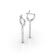 White Gold Diamond Earrings 317031121 from the manufacturer of jewelry LUNET JEWELERY at the price of $804 UAH: 11