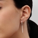 White Gold Diamond Earrings 317031121 from the manufacturer of jewelry LUNET JEWELERY at the price of $804 UAH: 1