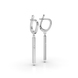 White Gold Diamond Earrings 317031121 from the manufacturer of jewelry LUNET JEWELERY at the price of $804 UAH: 12