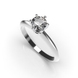White Gold Diamond Ring 213341121 from the manufacturer of jewelry LUNET JEWELERY at the price of  UAH: 1