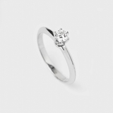 White Gold Diamond Ring 220491121 from the manufacturer of jewelry LUNET JEWELERY