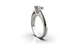 White Gold Diamond Ring 23621121 from the manufacturer of jewelry LUNET JEWELERY at the price of  UAH: 2