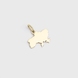 Ukraine Map Yellow Gold Pendant 125552200 from the manufacturer of jewelry LUNET JEWELERY at the price of $101 UAH: 1
