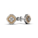 Сережки з комбінованого золота, з діамантами 334361121 від виробника ювелірних прикрас LUNET JEWELLERY по ціні 31 959 грн грн: 3