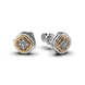 Сережки з комбінованого золота, з діамантами 334361121 від виробника ювелірних прикрас LUNET JEWELLERY по ціні 31 959 грн грн: 4