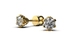 Red Gold Diamond Earrings 36902421