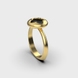 Перстень із жовтого золота, з чорними діамантами 241181622 від виробника ювелірних прикрас LUNET JEWELLERY по ціні 30 391 грн грн: 3