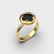 Перстень із жовтого золота, з чорними діамантами 241181622 від виробника ювелірних прикрас LUNET JEWELLERY по ціні 30 391 грн грн: 4