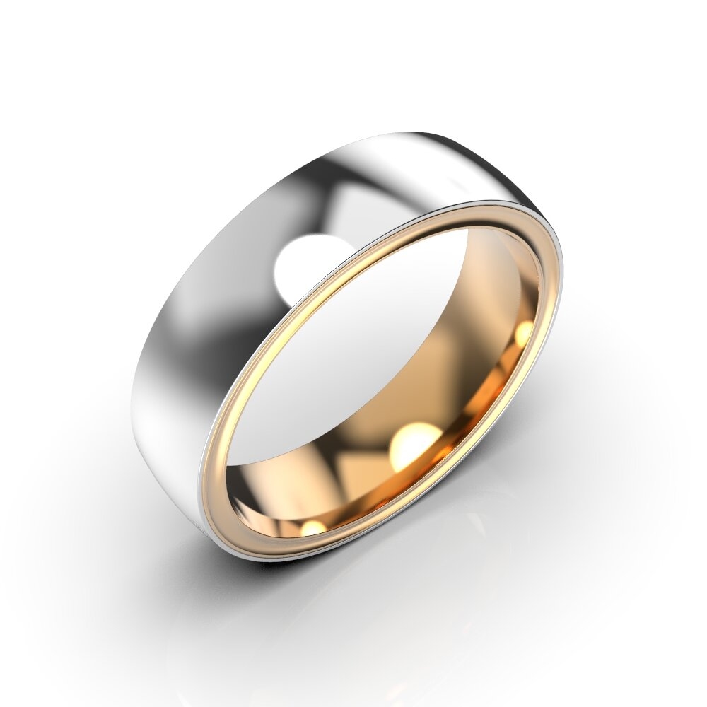 Mixed Metals Wedding Ring 211611100