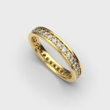 Yellow Gold Wedding Diamond Ring 239051621
