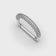 Перстень з білого золота, з діамантами 239991121