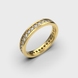 Обручка із жовтого золота, з діамантами 239051621 від виробника ювелірних прикрас LUNET JEWELLERY по ціні 52 903 грн грн: 4
