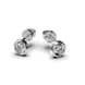 White Gold Diamond Earrings 31221121 from the manufacturer of jewelry LUNET JEWELERY at the price of $381 UAH: 6