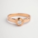 Red Gold Diamond Ring 23152421 from the manufacturer of jewelry LUNET JEWELERY at the price of $1 019 UAH: 2