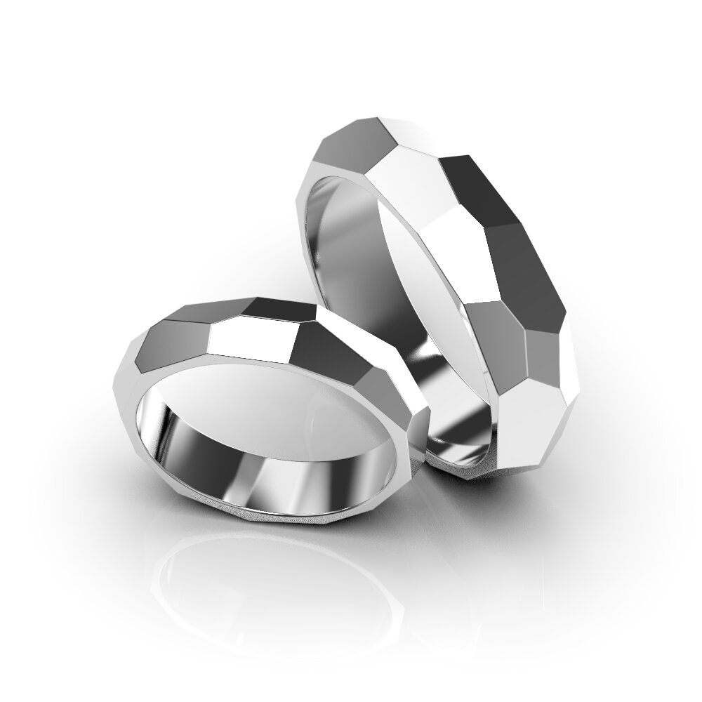 White Gold Wedding Ring 210231100