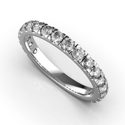 White Gold Diamonds Ring 27351121 from the manufacturer of jewelry LUNET JEWELERY at the price of $1 043 UAH.