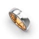 Обручка з комбінованого золота, з діамантами 211621121