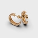 Vyshyvanka Red Gold Earrings 338671300 from the manufacturer of jewelry LUNET JEWELERY at the price of $466 UAH: 3