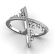 White Gold Diamonds Ring 27261121 from the manufacturer of jewelry LUNET JEWELERY at the price of  UAH: 1