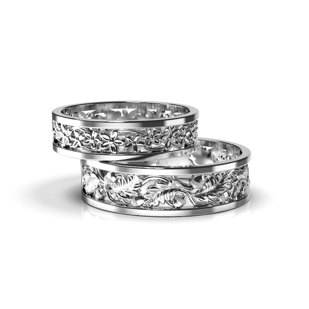 White Gold Wedding Ring 28921100