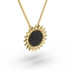 Yellow Gold Diamond Necklace 726133122