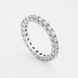 White Gold Diamond Wedding Ring 227701121 from the manufacturer of jewelry LUNET JEWELERY at the price of $2 160 UAH: 1